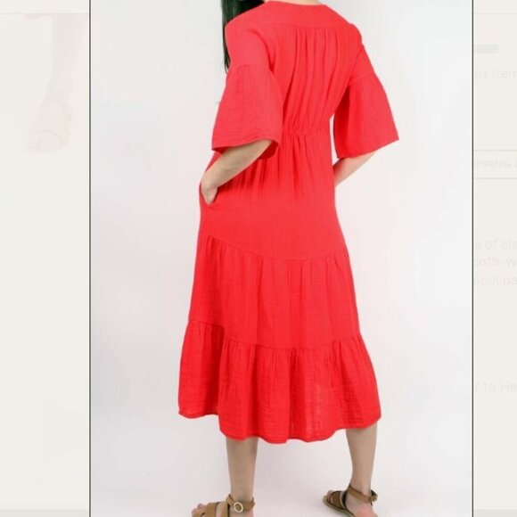 XiRENA Red Midi Dress - Picture 9 of 9
